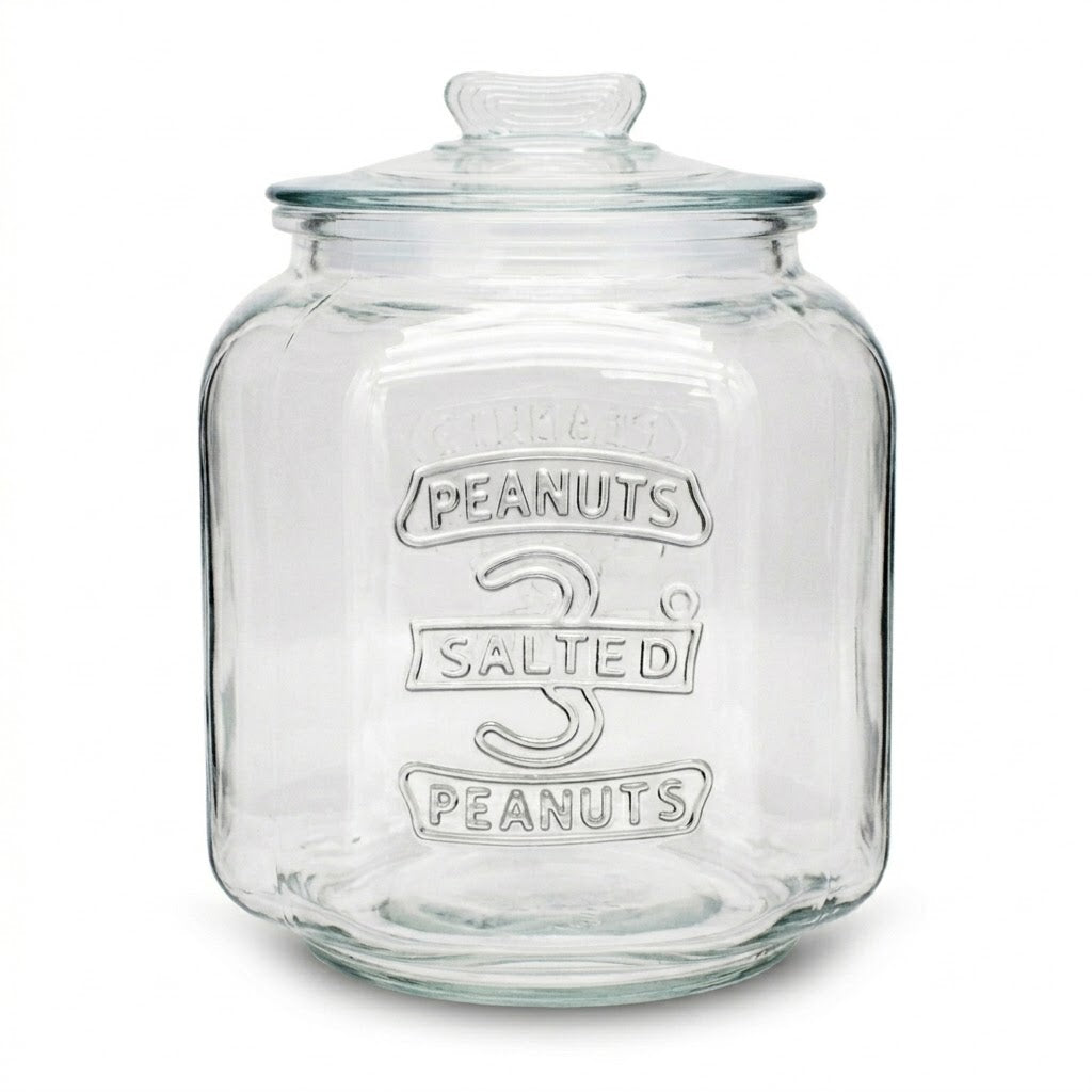 3,4L Großes Glas Vorratsglas mit Glasdeckel