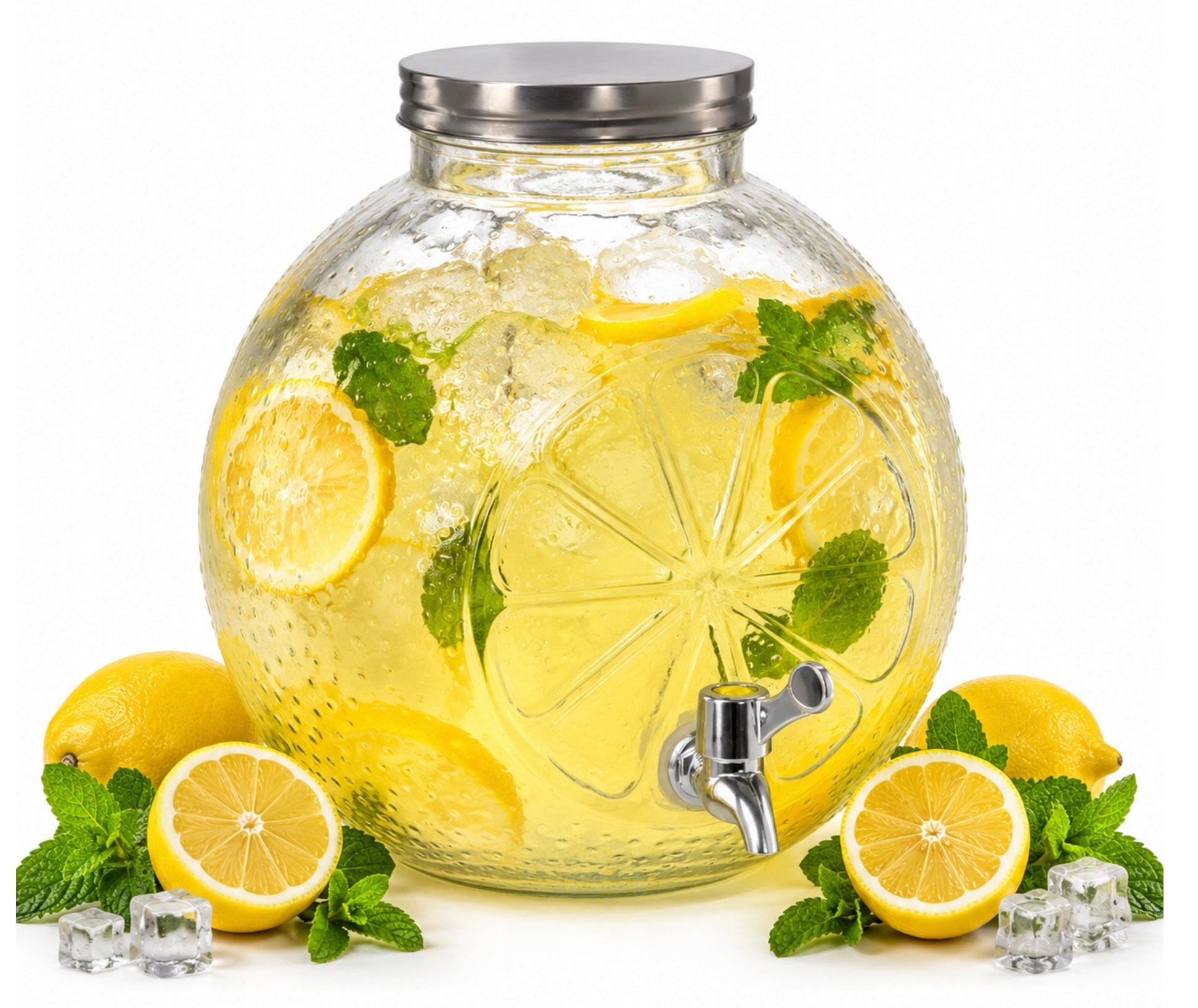5 L Glas mit Zapfhahn -Getränkespender