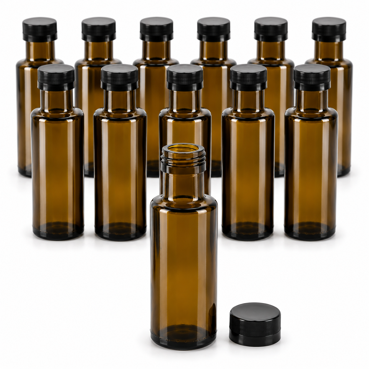12 Stück 100ml Glasflaschen