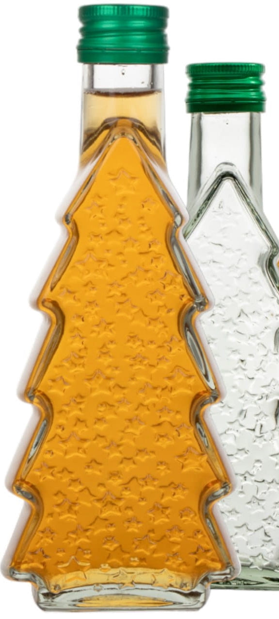 6x 250ml Weihnachtsflaschen zum befüllen