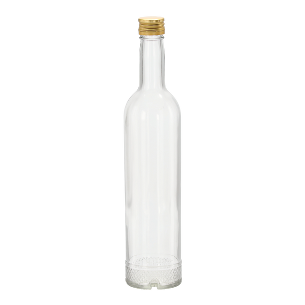 8x 500 ml Glasflasche mit Schraubverschluss