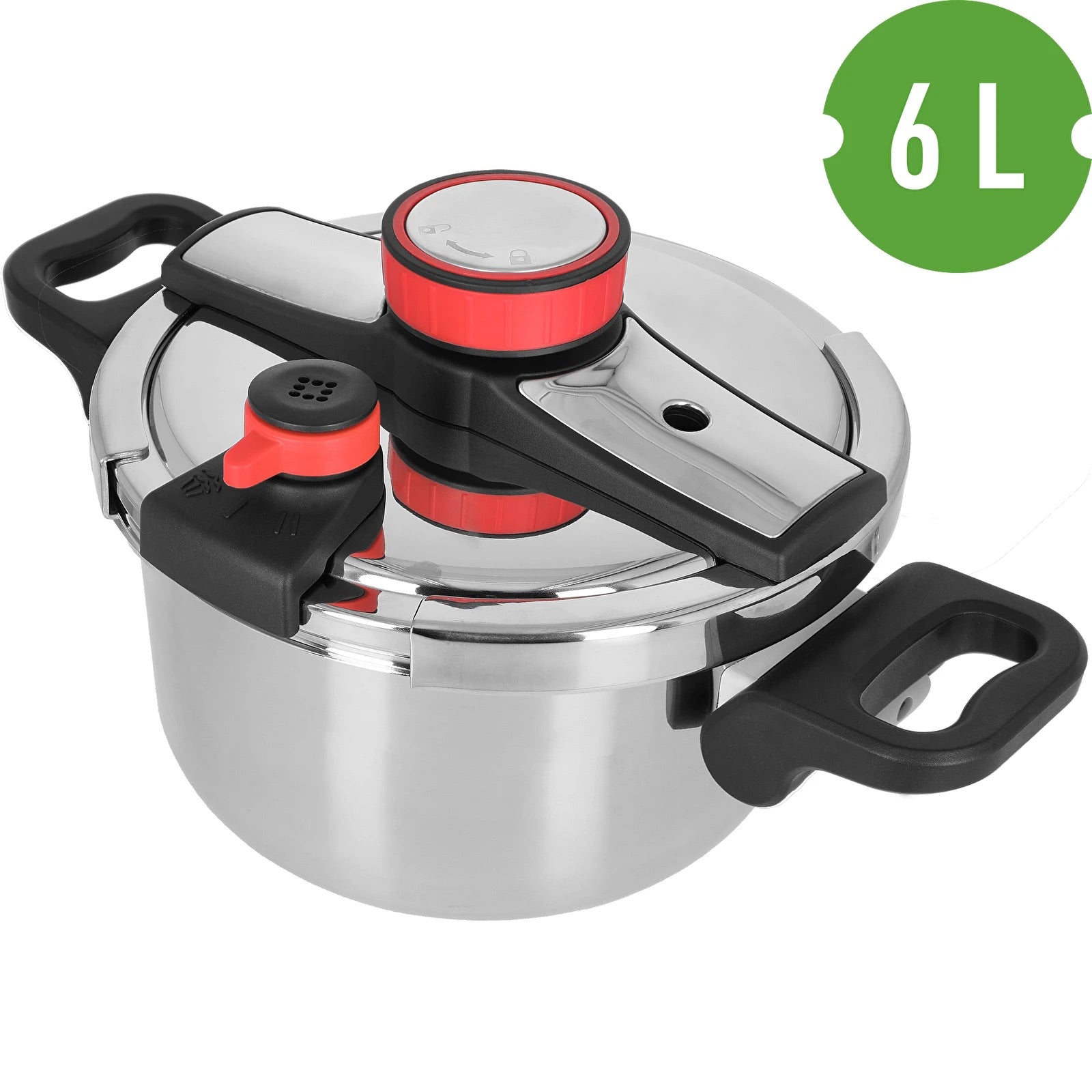 Schnellkochtopf 6 L Edelstahl