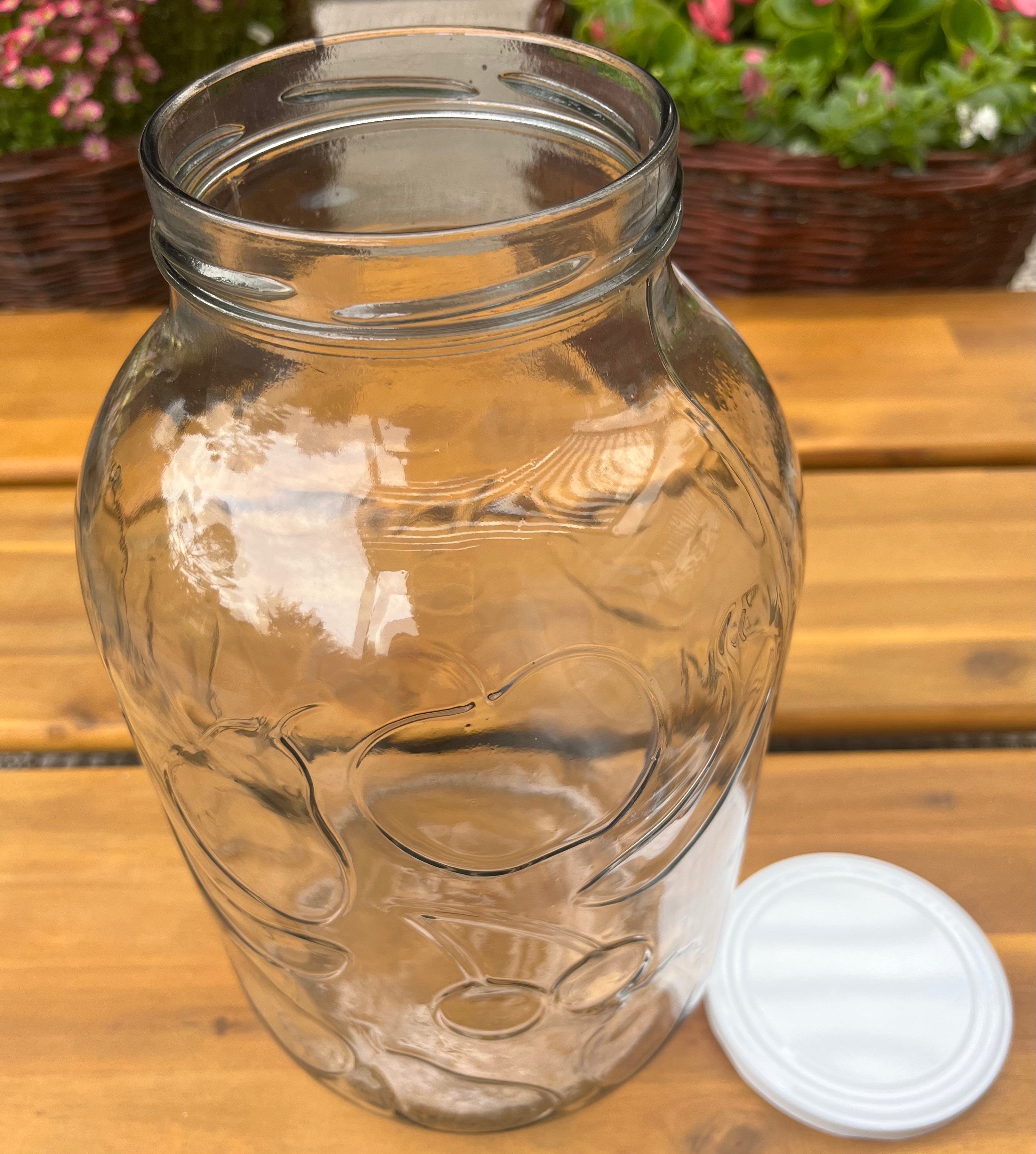 2x 5L Einweckglas + Schraubverschluss