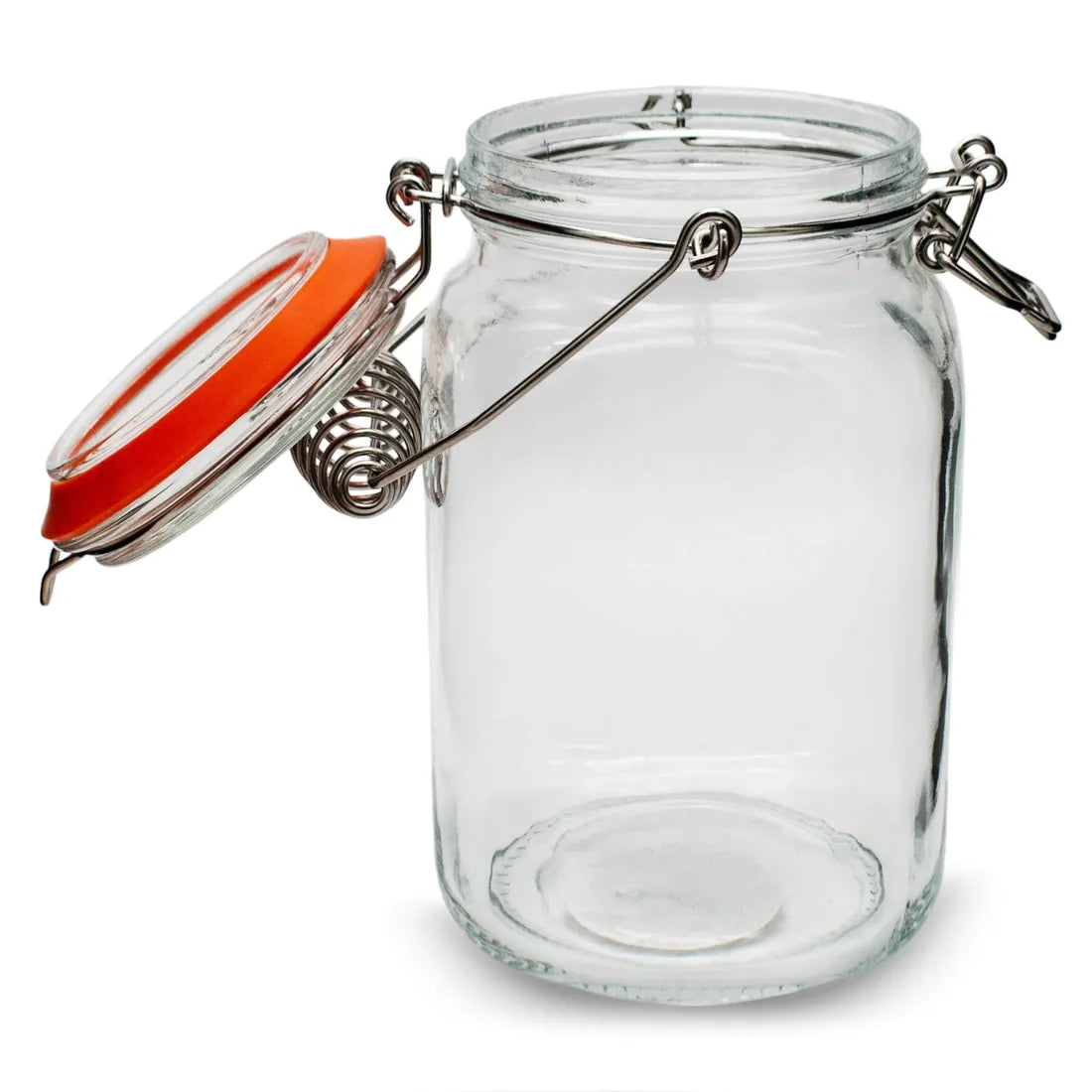 2L Premium Fermentierglas mit Niederhalter & Beschwerer