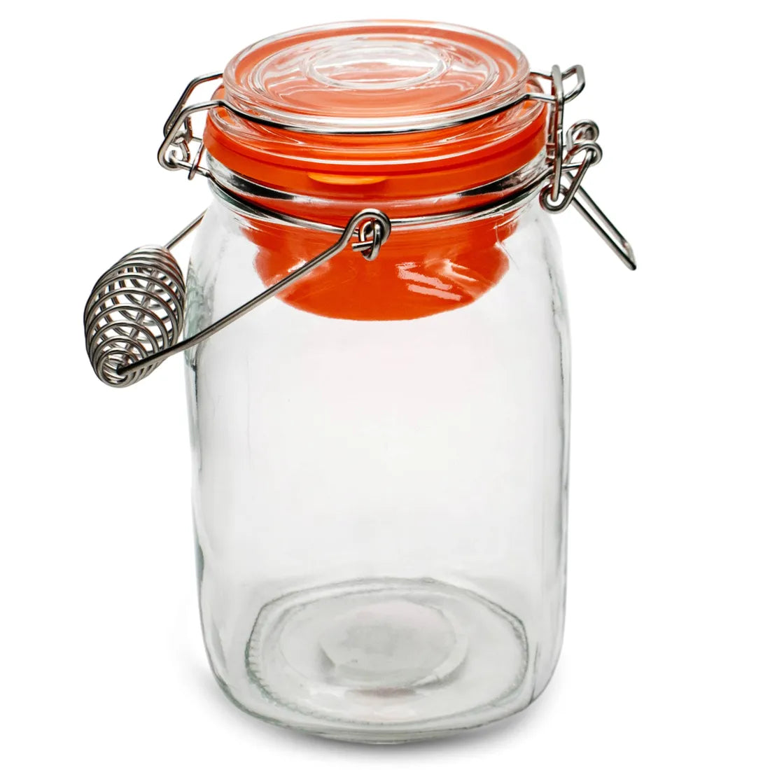 2L Premium Fermentierglas mit Niederhalter & Beschwerer