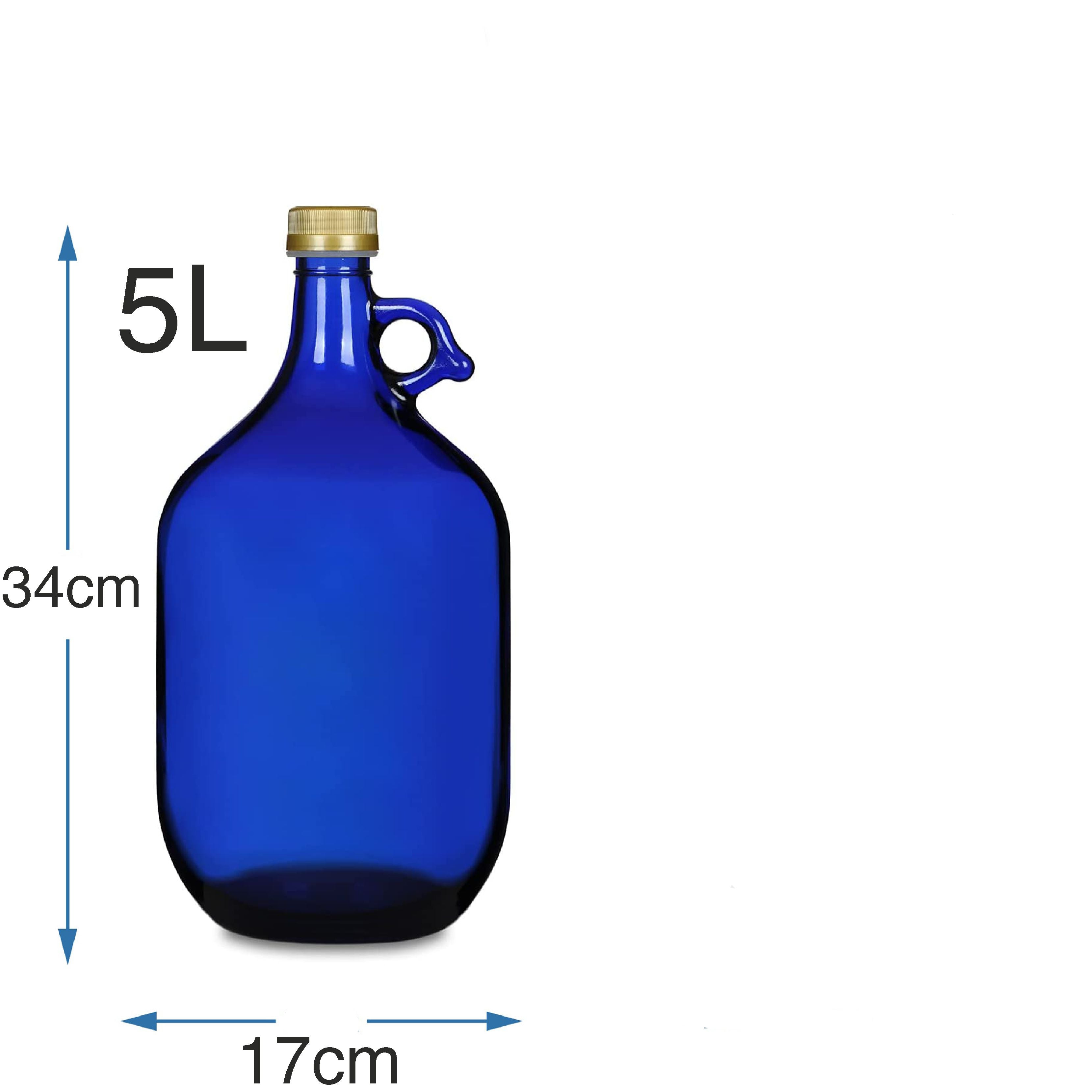 5L Premium blaue Flasche mit Schraubverschluss