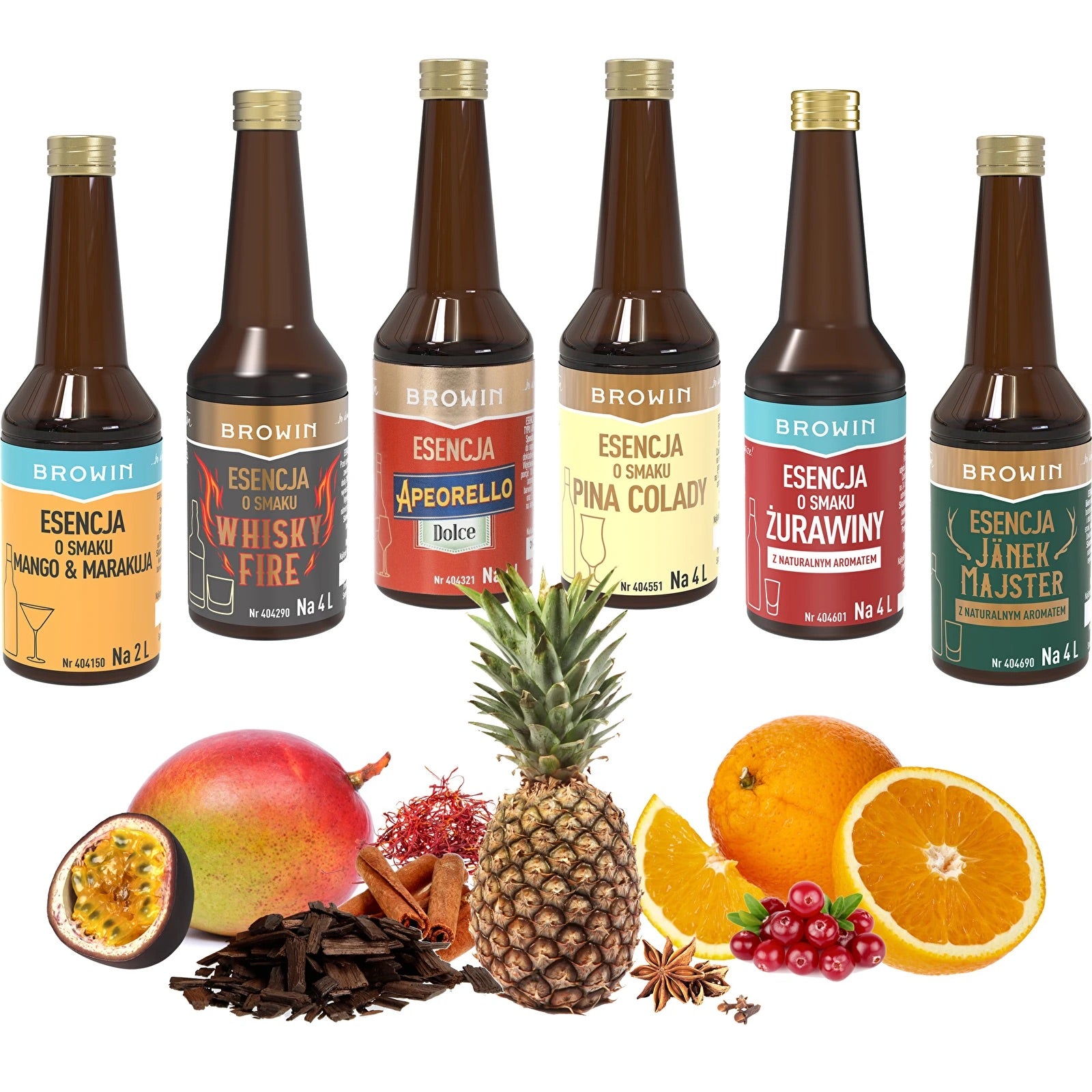 Cocktail-Essenzen Set 6× 40 ml, Aromen für Alkohol und Drinks